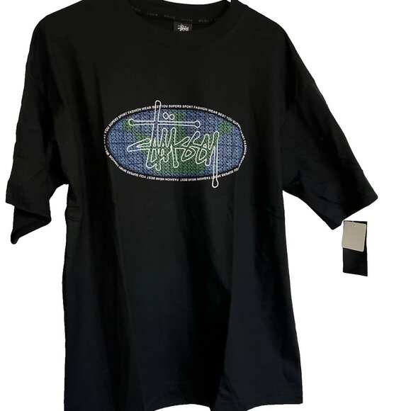 Men's Adult T-Shirt  Black color Large size - BNWT - Picture 1 of 5